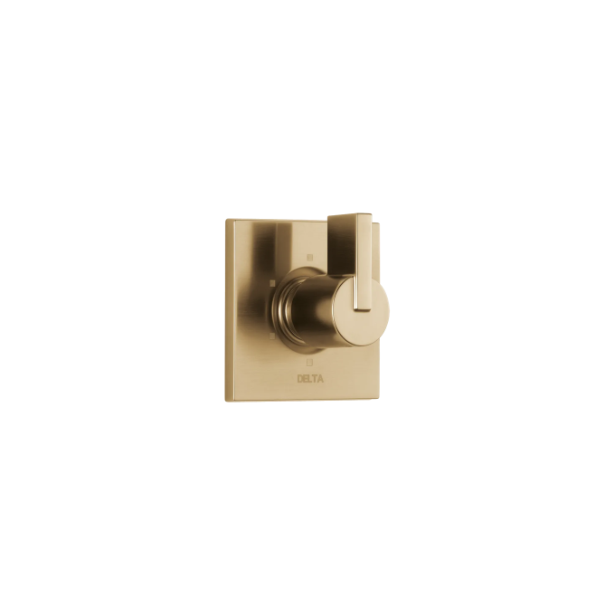 DELTA Vero 6-Setting 3-Port Diverter Trim — Champagne Bronze