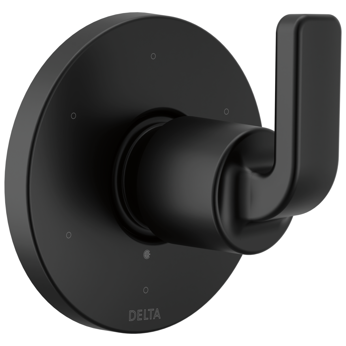 DELTA Lineax 6-Setting 3-Port Diverter Trim — Matte Black
