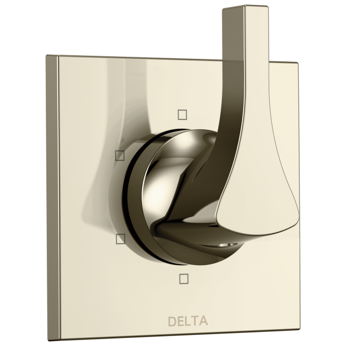 DELTA Zura 6-Setting 3-Port Diverter Trim — Polished Nickel