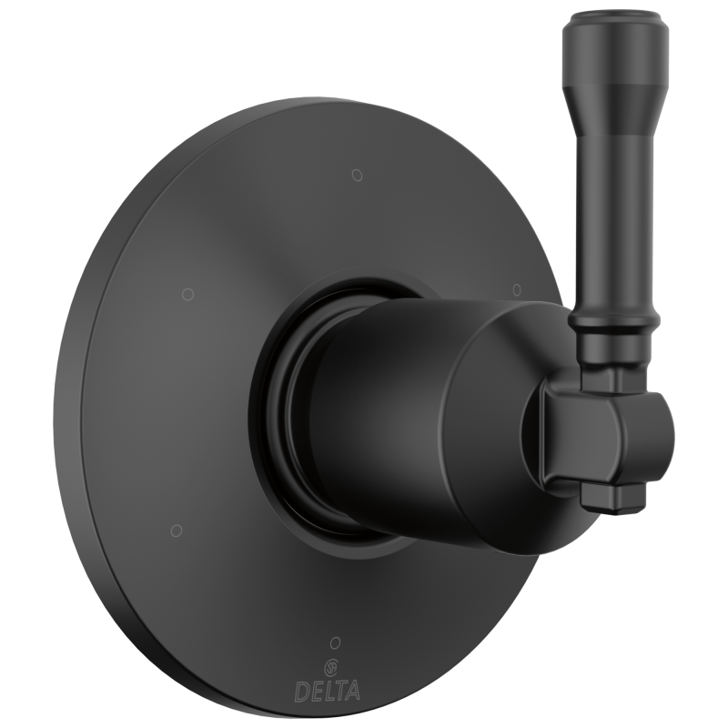 DELTA Broderick 6-Setting Diverter Trim — Matte Black