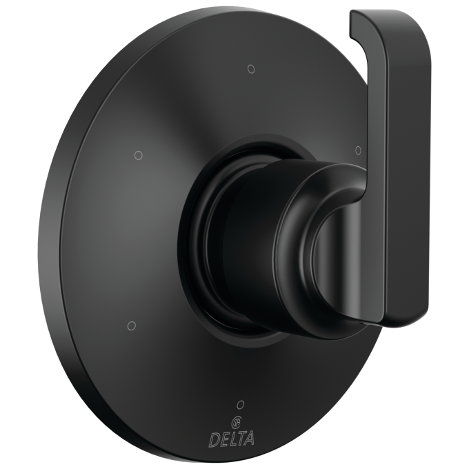 DELTA Tetra 6-Setting Diverter Trim — Matte Black
