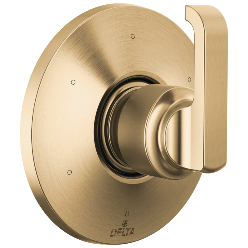 DELTA Tetra 6-Setting Diverter Trim — Lumicoat® Champagne Bronze