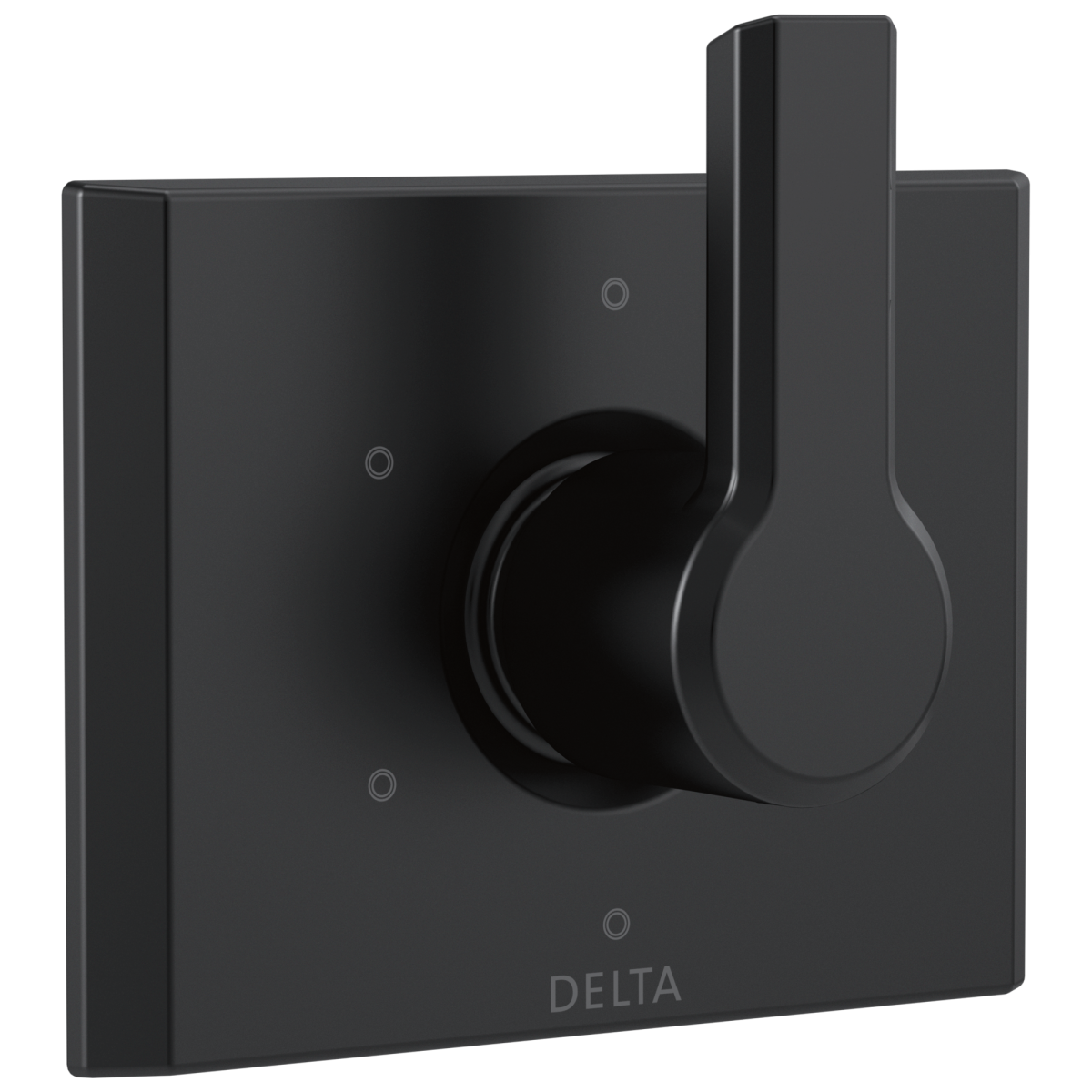 DELTA Pivotal 6-Setting 3-Port Diverter Trim — Matte Black