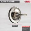 DELTA Classic Monitor 13 Series Valve Only Trim — Stainless