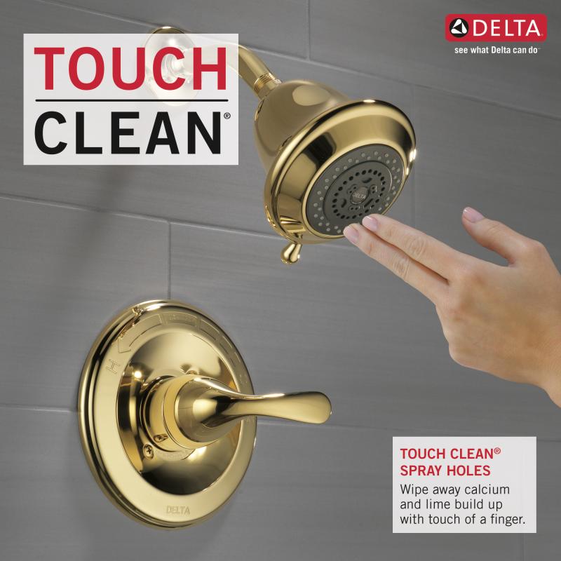 DELTA Classic Monitor 13 Series Shower Trim — Polished Brass