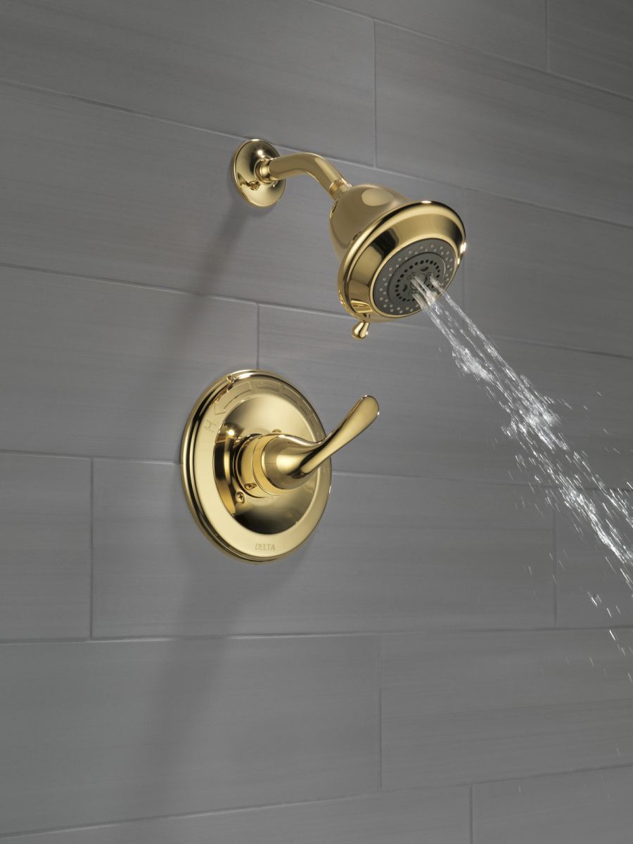 DELTA Classic Monitor 13 Series Shower Trim — Polished Brass