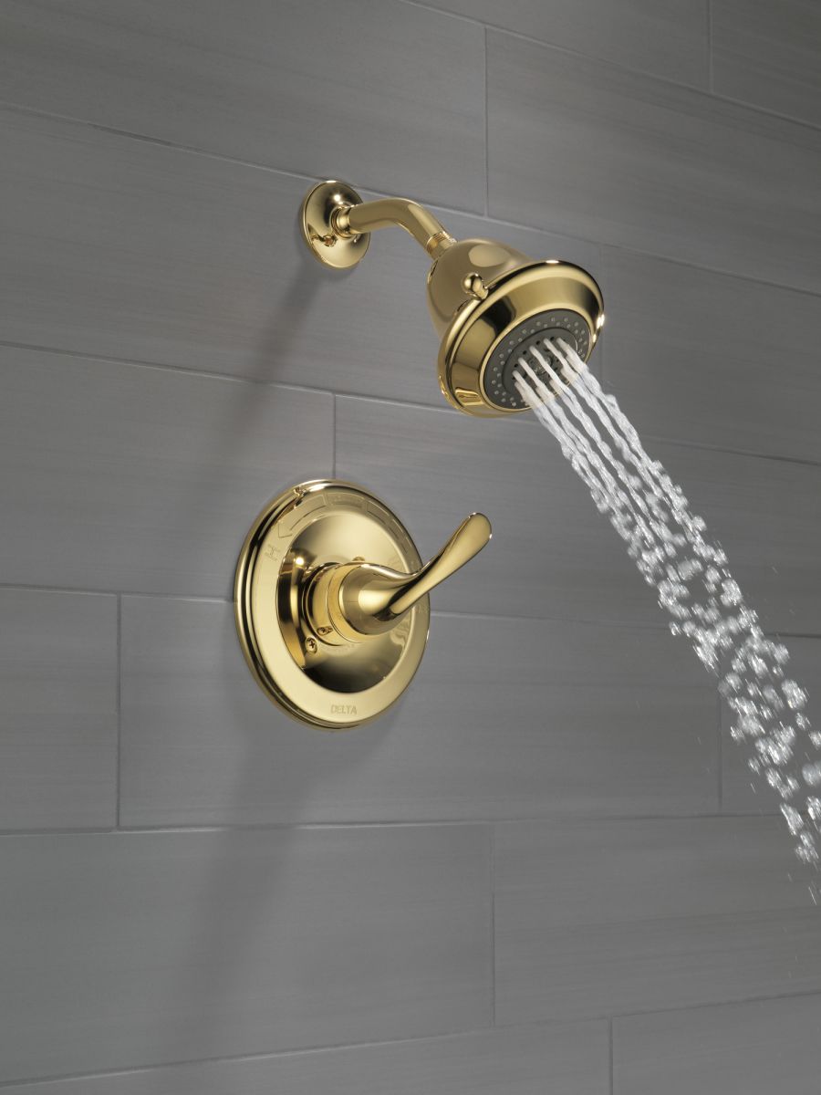 DELTA Classic Monitor 13 Series Shower Trim — Polished Brass