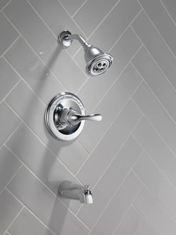 DELTA Classic Monitor 13 Series H2OKINETIC Tub & Shower Trim — Chrome