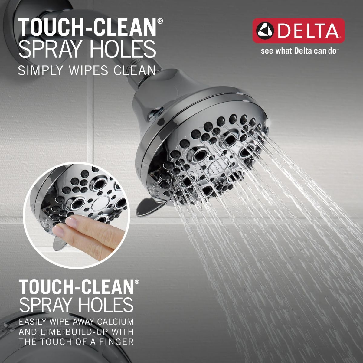 DELTA Classic Monitor 13 Series Tub and Shower Trim — Chrome