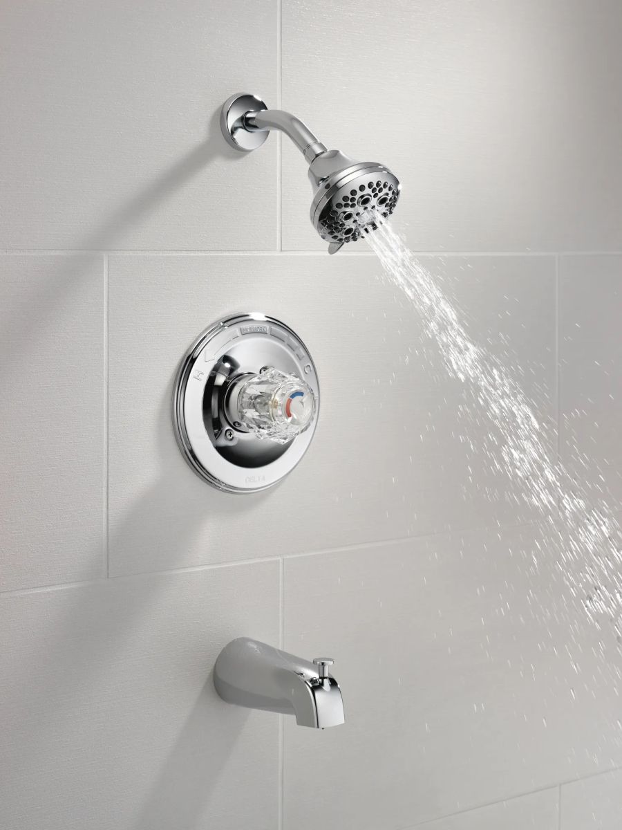 DELTA Classic Monitor 13 Series Tub and Shower Trim — Chrome