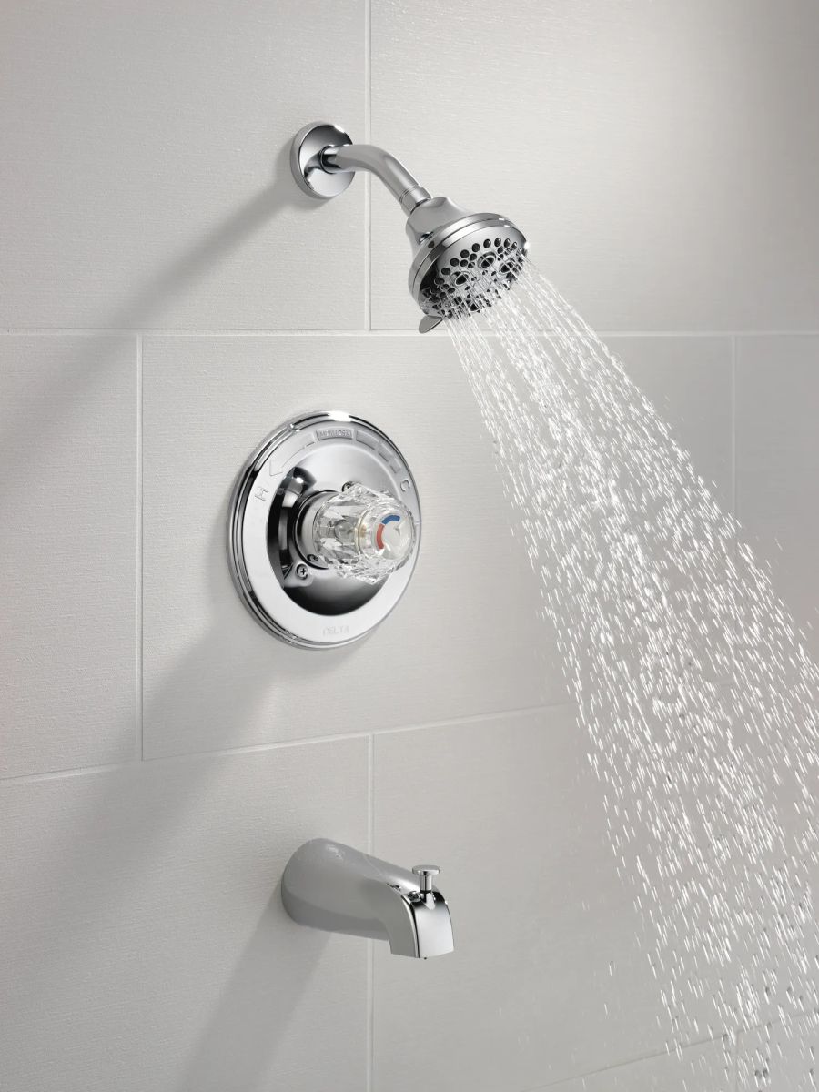 DELTA Classic Monitor 13 Series Tub and Shower Trim — Chrome