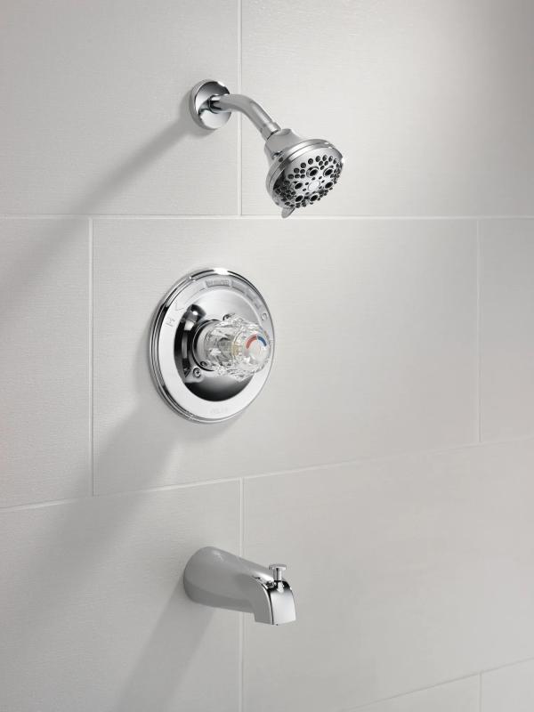 DELTA Classic Monitor 13 Series Tub and Shower Trim — Chrome