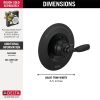 DELTA Woodhurst Valve Only Trim — Matte Black