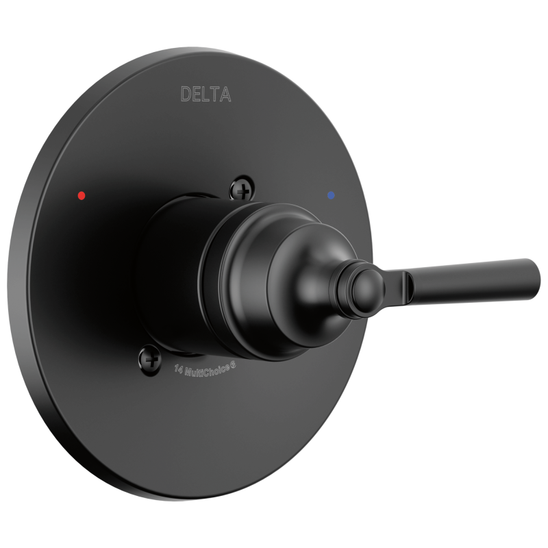DELTA Saylor Monitor 14 Series Valve Only Trim — Matte Black