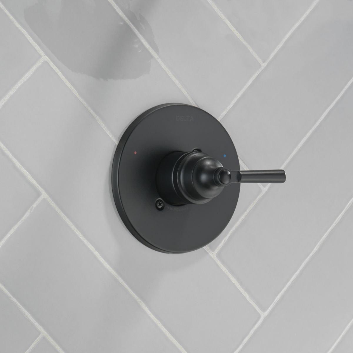 DELTA Saylor Monitor 14 Series Valve Only Trim — Matte Black