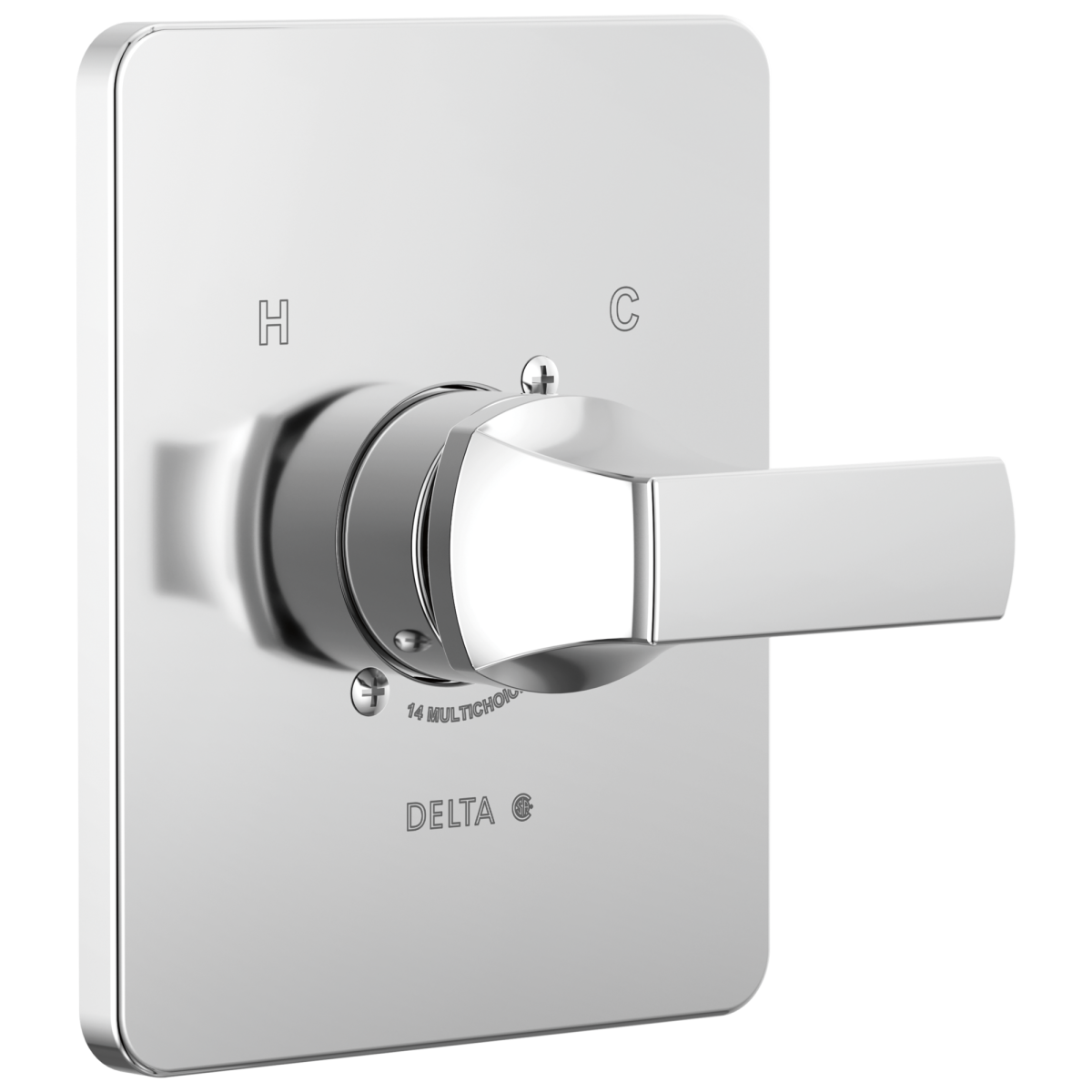 DELTA Velum Monitor 14 Series Valve Only Trim — Chrome