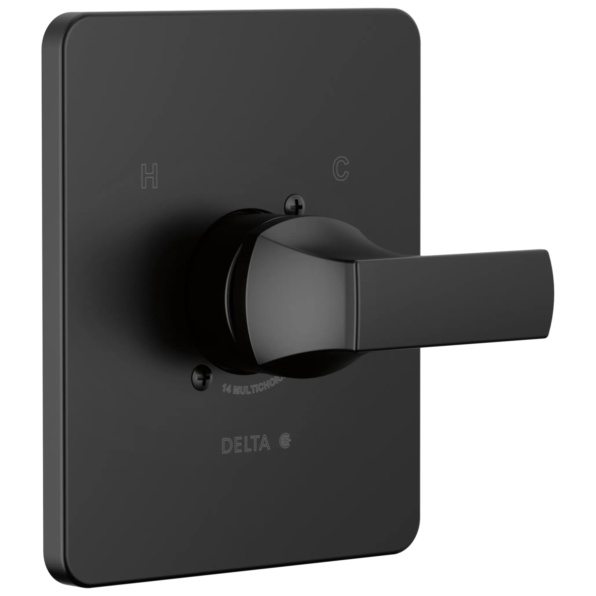 DELTA Velum Monitor 14 Series Valve Only Trim — Matte Black