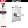 DELTA Velum Monitor 14 Series Valve Only Trim — Chrome