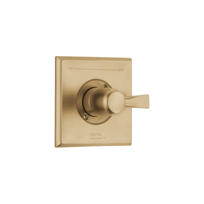 DELTA Dryden Monitor 14 Series Valve Only Trim — Champagne Bronze