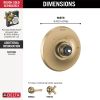 DELTA Dorval Monitor 14 Series Valve Only Trim - Less Handle — Champagne Bronze
