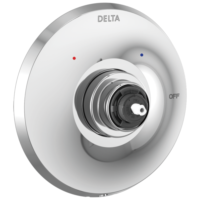 DELTA Dorval Monitor 14 Series Valve Only Trim - Less Handle — Chrome