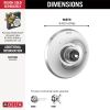 DELTA Dorval Monitor 14 Series Valve Only Trim - Less Handle — Chrome