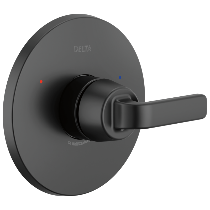 DELTA Lineax Monitor 14 Series Valve Only Trim — Matte Black