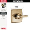 DELTA Ashlyn Monitor 14 Series Valve Only Trim — Champagne Bronze