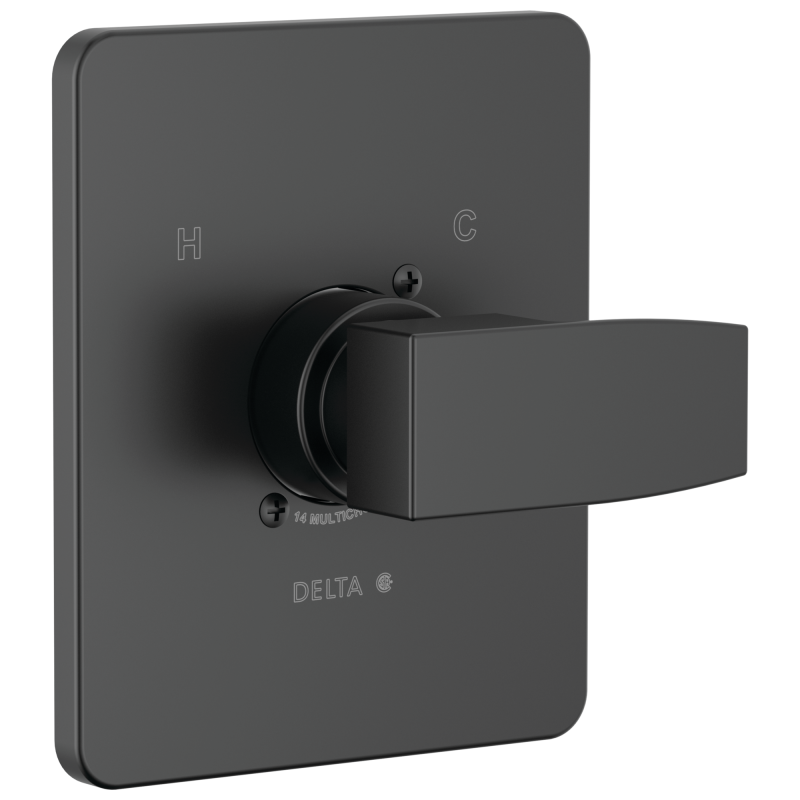 DELTA Modern Monitor 14 Series Valve Only Trim — Matte Black