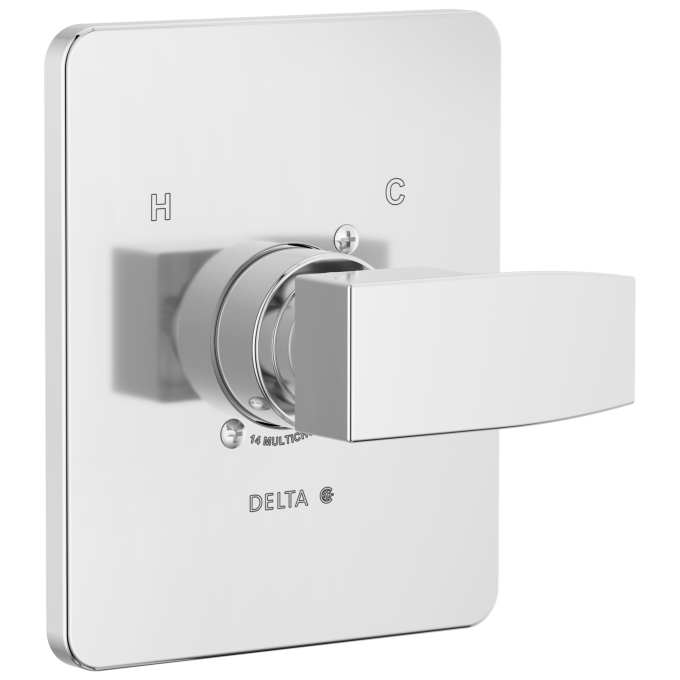 DELTA Modern Monitor 14 Series Valve Only Trim — Chrome
