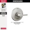 DELTA Galeon 14 Series Valve Only Trim — Lumicoat® Stainless