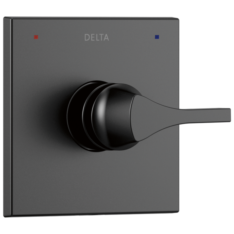 DELTA Zura Monitor 14 Series Valve Only Trim — Matte Black