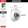 DELTA Broderick 14 Series Valve Only Trim — Lumicoat® Chrome