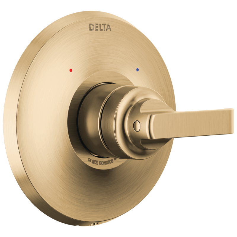 DELTA Tetra 14 Series Valve Only Trim — Lumicoat® Champagne Bronze