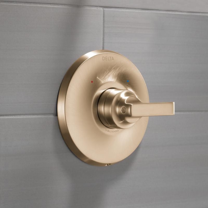 DELTA Tetra 14 Series Valve Only Trim — Lumicoat® Champagne Bronze