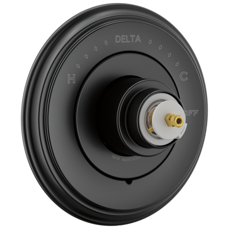 DELTA Cassidy 14 Series Valve Only Trim — Matte Black