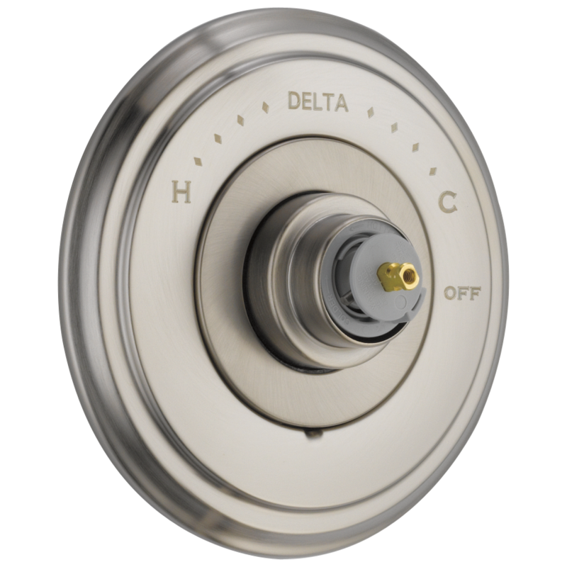 DELTA Cassidy Monitor 14 Series Valve Only Trim - Less Handle — Stainless
