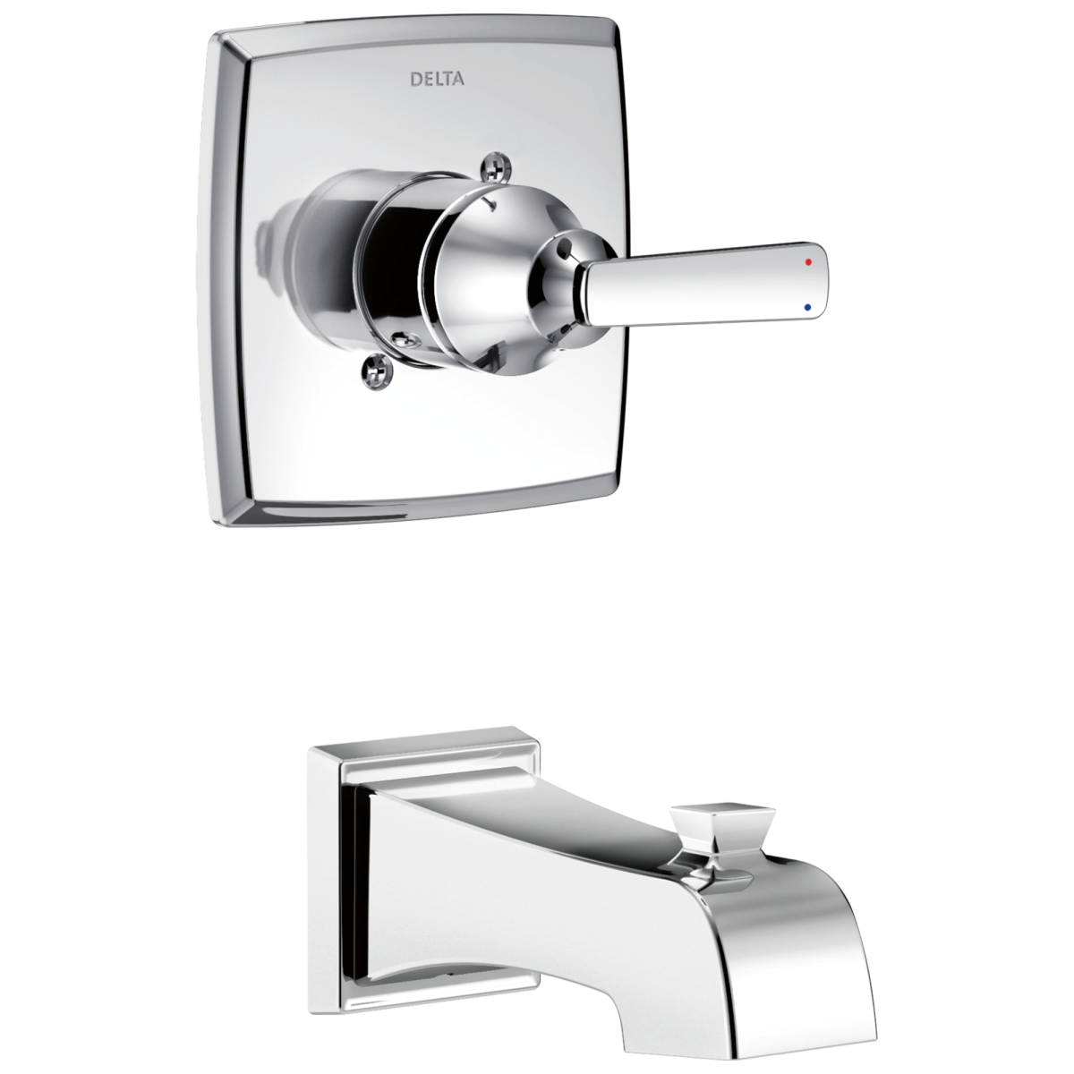 DELTA Ashlyn Monitor 14 Series Tub Trim — Chrome