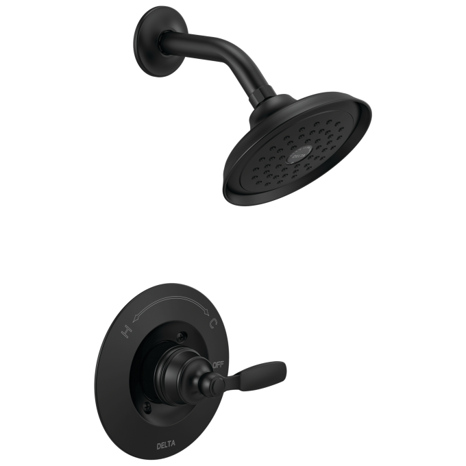 DELTA Woodhurst Shower Trim — Matte Black