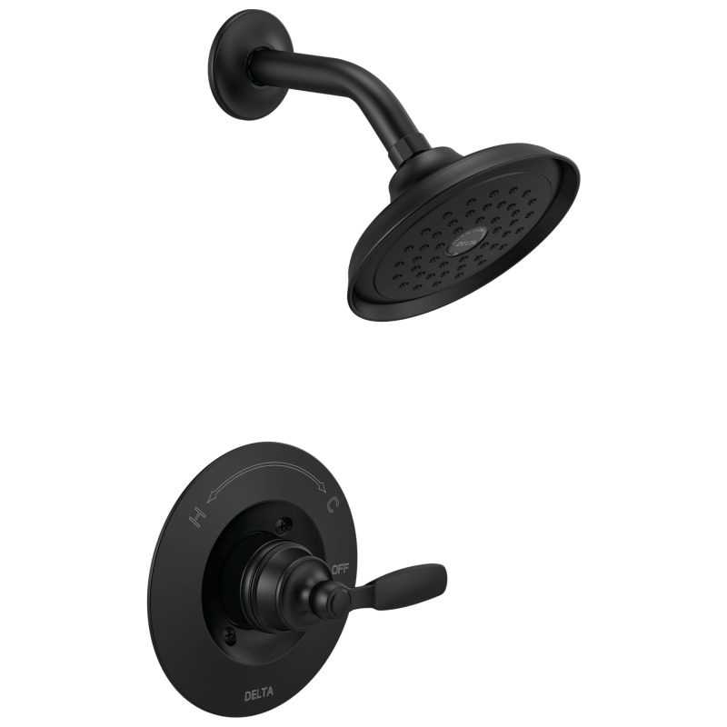 DELTA Woodhurst Shower Trim — Matte Black