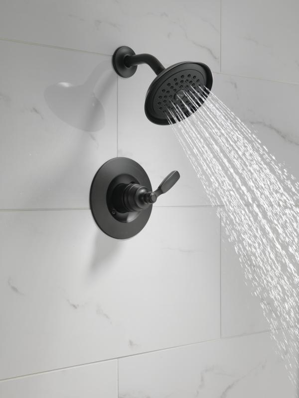 DELTA Woodhurst Shower Trim — Matte Black