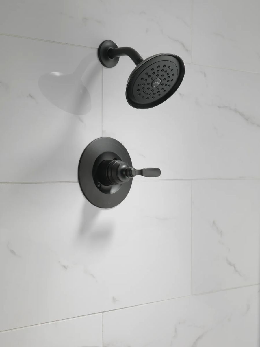 DELTA Woodhurst Shower Trim — Matte Black