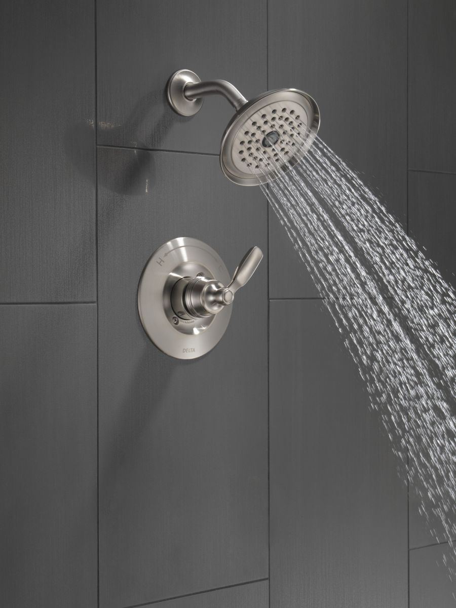 DELTA Woodhurst Shower Trim — Stainless