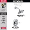 DELTA Woodhurst Shower Trim — Chrome