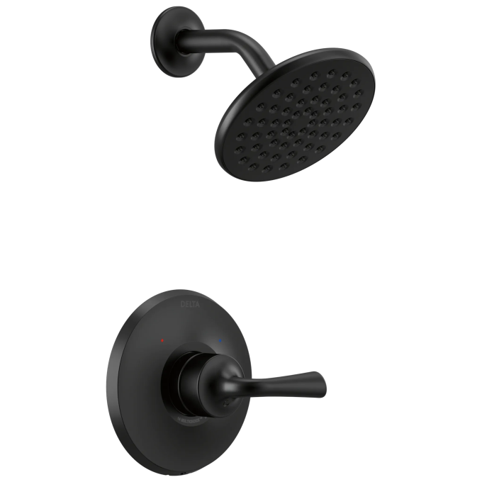 DELTA Kayra Monitor 14 Series Shower Trim — Matte Black