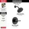 DELTA Saylor Monitor 14 Series Shower Trim — Matte Black