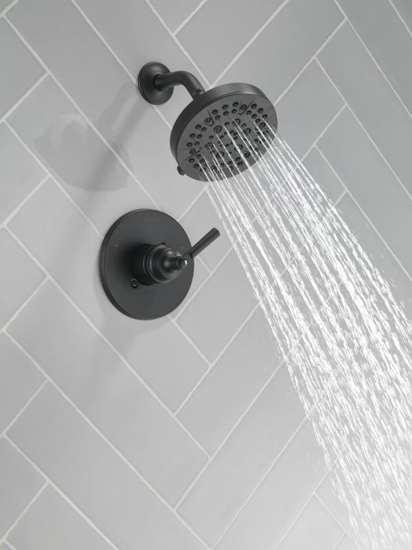 DELTA Saylor Monitor 14 Series Shower Trim — Matte Black