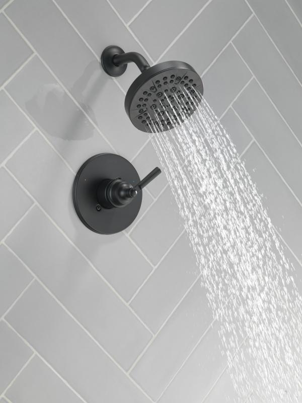 DELTA Saylor Monitor 14 Series Shower Trim — Matte Black