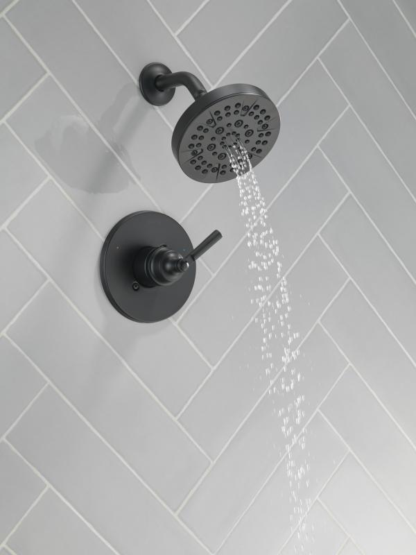 DELTA Saylor Monitor 14 Series Shower Trim — Matte Black