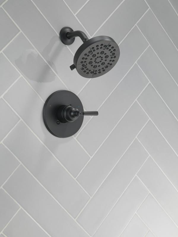 DELTA Saylor Monitor 14 Series Shower Trim — Matte Black